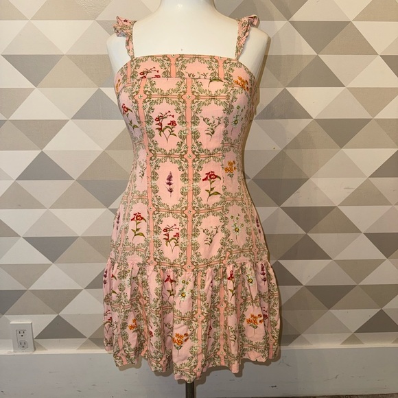 Agua Bendita for Target Ruffled Mini Dress - Picture 1 of 9